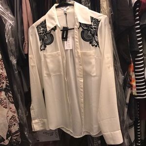 Embroidered Slim Fit Portofino Shirt